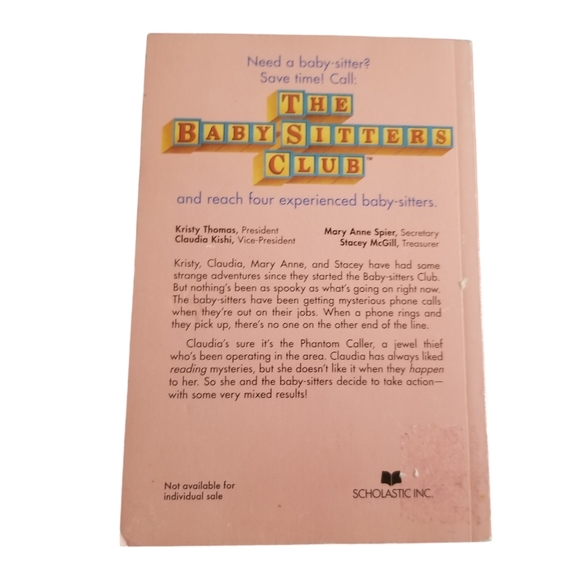 Vintage Baby-Sitters Club Novel #2 - Picture 2 of 4